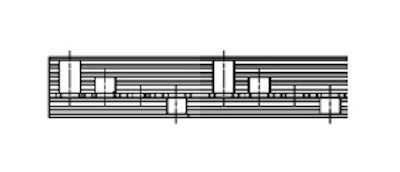 Kamrail - 2x 3 module Aardlekschakelaar